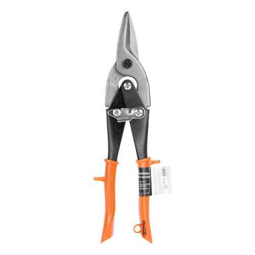 Ножницы по металлу, 250 мм, пряморежущие, обливные рукоятки Sparta по ценам производителя в Москве с доставкой по всей России