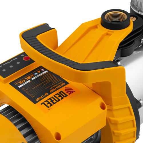 Садовый поверхностный насос GP1100SS, 1100 Вт, 4000 л/ч, подъем 45 м, пластик Denzel по ценам производителя в Москве с доставкой по всей России