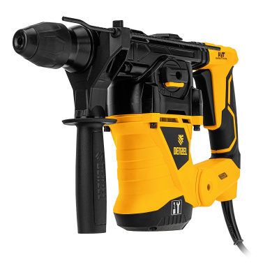 Перфоратор электрический RHV-1250-30, SDS-plus, 1250 Вт, 5 Дж, 3 плюс 1 режим Denzel по ценам производителя в Москве с доставкой по всей России