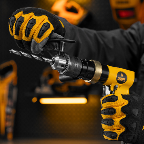 Пневматическая дрель PD500, 500 об/мин, 114 л/мин, 13 мм Denzel по ценам производителя в Москве с доставкой по всей России