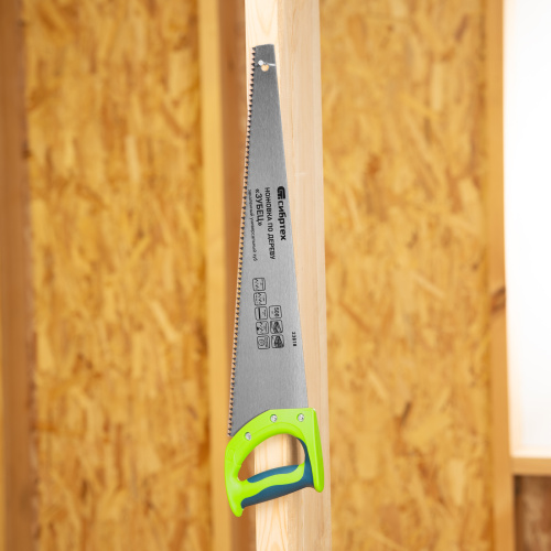 Ножовка по дереву "Зубец", 500 мм, шаг зуба 7 мм, каленый зуб 2D, двухкомпонентная рукоятка Сибртех по ценам производителя в Москве с доставкой по всей России