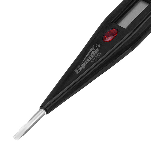 Тестер напряжения 12-220 В, жидкокристаллический дисплей с неоновой лампочкой Sparta по ценам производителя в Москве с доставкой по всей России