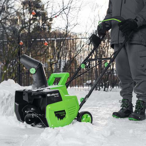 Снегоуборочная машина электрическая ЭСБ-2000, 2 кВт Сибртех по ценам производителя в Москве с доставкой по всей России