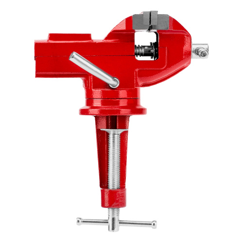 Тиски слесарные, 80 мм, настольные, поворотные, c наковальней MTX по ценам производителя в Москве с доставкой по всей России