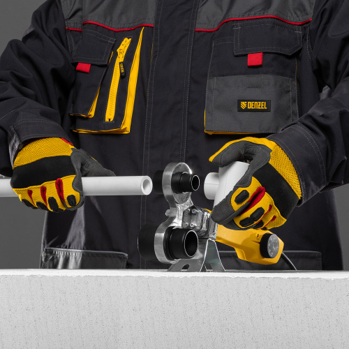 Аппарат для сварки пластиковых труб DWP-750, 750 Вт, 0-300 град, 4 насадки, 20-40 мм Denzel по ценам производителя в Москве с доставкой по всей России