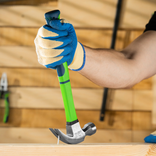 Молоток-гвоздодер, 450 г, фибергласовая обрезиненная рукоятка Сибртех по ценам производителя в Москве с доставкой по всей России