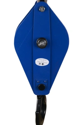 Блок монтажный однорольный с крюком TOR 10 т с откидной щекой (S) по ценам производителя в Москве с доставкой по всей России