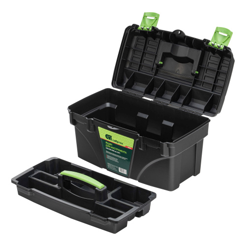 Ящик для инструмента, 430 х 235 х 250 мм, 18", пластик Сибртех по ценам производителя в Москве с доставкой по всей России