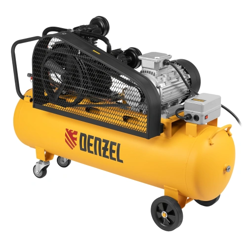 Компрессор воздушный BCW3000-T/100, ременный привод, 3.0 кВт, 100 литров, 520 л/мин Denzel по ценам производителя в Москве с доставкой по всей России