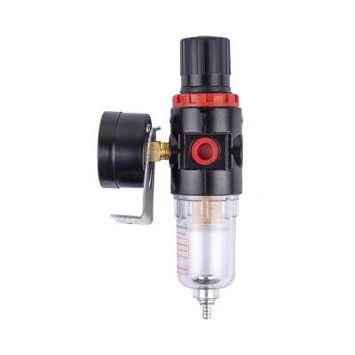 Регулятор давления AERO с манометром и фильтром-осушителем 1/4" F по ценам производителя в Москве с доставкой по всей России