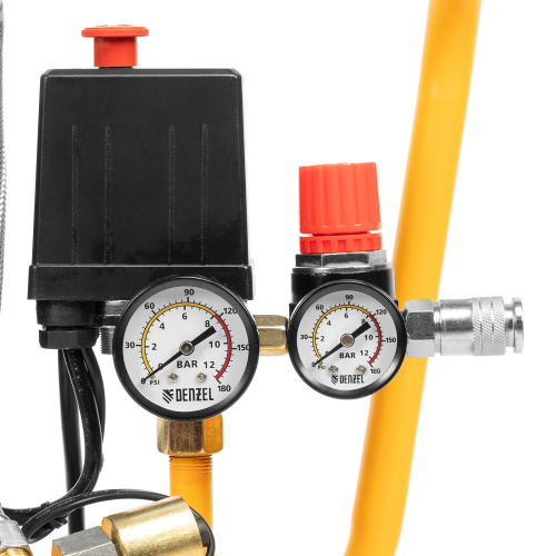 Компрессор DLS950/24 безмаслянный малошумный 950 Вт, 165 л/мин, ресивер 24 л Denzel по ценам производителя в Москве с доставкой по всей России