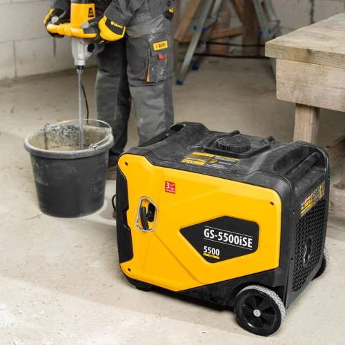 Генератор инверторный GS-5500iSE, 5,5 кВт, 230 В, закрытый корпус,электростартер Denzel по ценам производителя в Москве с доставкой по всей России