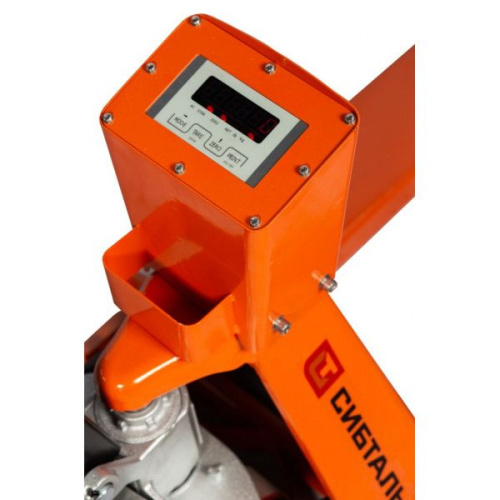 Гидравлическая тележка (рокла) ACR-ES c весами, 2,5 т, Вилы: 1150 Х 550, СибТаль, полиуретановые колеса по ценам производителя в Москве с доставкой по всей России