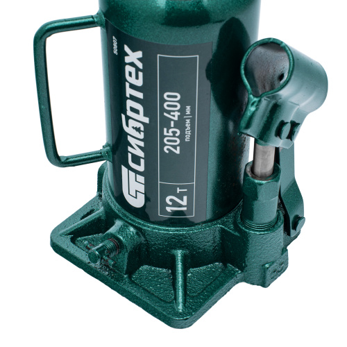 Домкрат гидравлический бутылочный, 12 т, 205-400 мм Сибртех по ценам производителя в Москве с доставкой по всей России