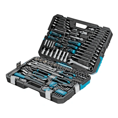 Набор инструментов, 1/4", 1/2", CrV, 120 зубьев, 115 предметов Gross по ценам производителя в Москве с доставкой по всей России