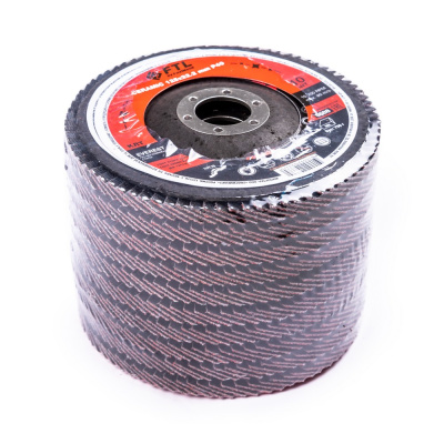 Круг лепестковый с керамическим абразивом для шлифования по нержавеющей стали FTL Everest 29 125 х 22,2 мм P40 по ценам производителя в Москве с доставкой по всей России