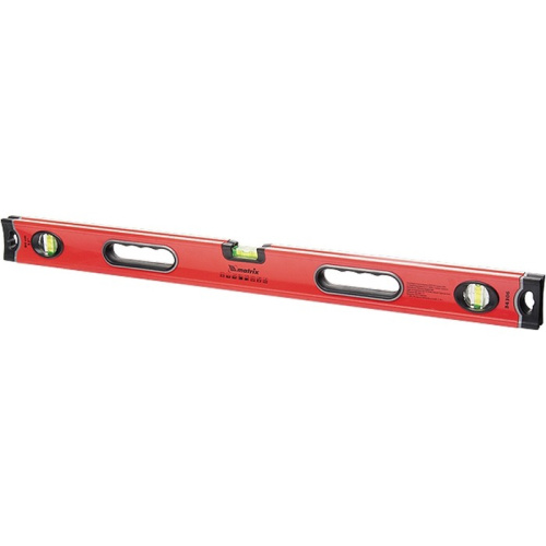 Уровень алюминиевый, 1200 мм, 3 глазка, ударопрочные заглушки, двухкомпонентные ручки Matrix ProFI по ценам производителя в Москве с доставкой по всей России