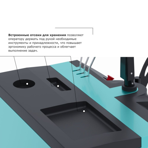 Штабелер с выдвижной мачтой (мини-ричтрак) PROLIFT PRO MRV 1535 li-ion по ценам производителя в Москве с доставкой по всей России