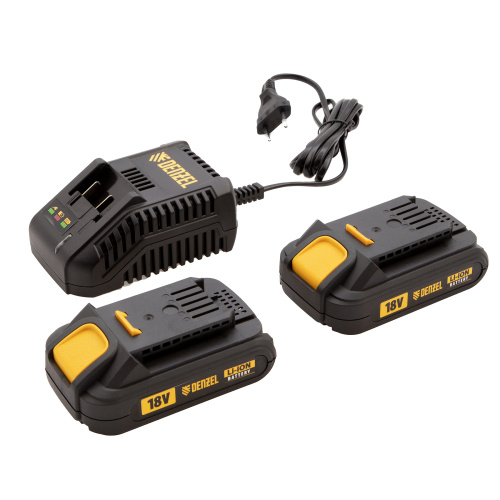 Дрель-шуруповерт аккумуляторная CDL-IB-18-02, Li-Ion, 18 В, 2 акк. Denzel по ценам производителя в Москве с доставкой по всей России