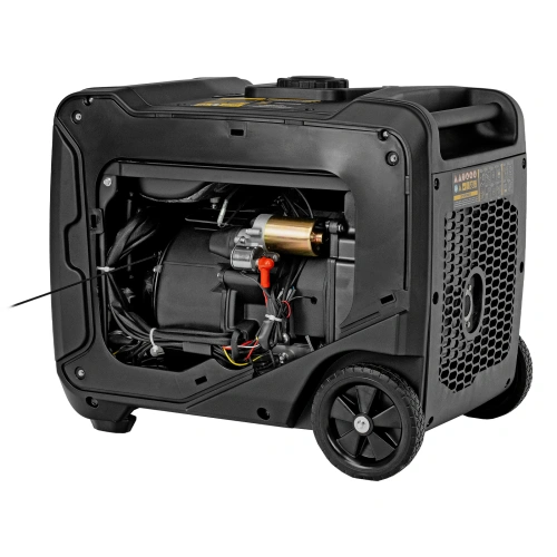 Генератор инверторный GS-5500iSE, 5,5 кВт, 230 В, закрытый корпус,электростартер Denzel по ценам производителя в Москве с доставкой по всей России