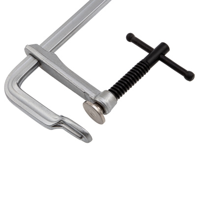 Струбцина F-образная, 100x400мм, кованая Denzel по ценам производителя в Москве с доставкой по всей России