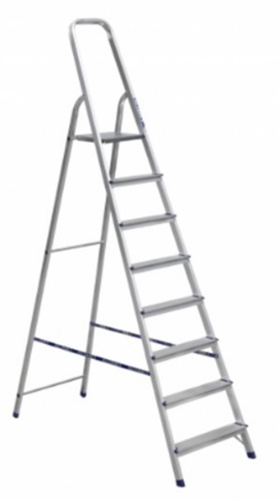 Стремянка алюминиевая односторонняя TOR SL8 по ценам производителя в Москве с доставкой по всей России