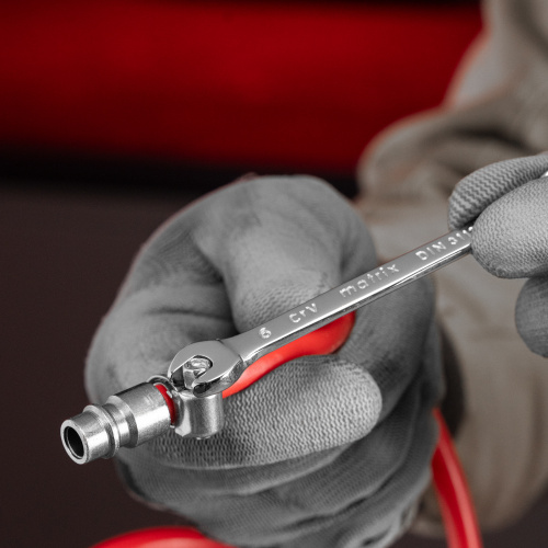 Ключ комбинированный, 6 мм, CrV, полированный хром Matrix по ценам производителя в Москве с доставкой по всей России