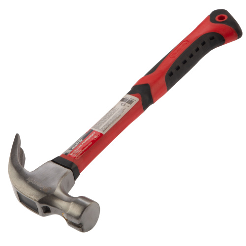 Молоток-гвоздодер, 450 г, боек c магнитом, фибергласовая обрезиненная рукоятка Matrix по ценам производителя в Москве с доставкой по всей России