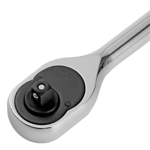 Ключ-трещотка 1/4", 45 зубьев, цельнометаллический, с быстрым сбросом, CrV, хром Сибртех по ценам производителя в Москве с доставкой по всей России