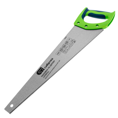 Ножовка по дереву "Зубец", 450 мм, 11 TPI, зуб 2D, каленый зуб, 2-х компонентная рукоятка Сибртех по ценам производителя в Москве с доставкой по всей России