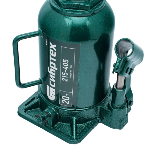 Домкрат гидравлический бутылочный, 20 т, 215-405 мм Сибртех по ценам производителя в Москве с доставкой по всей России