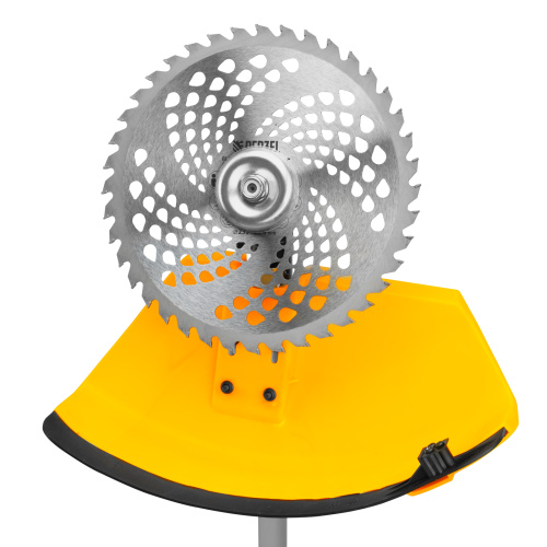 Триммер бензиновый DT-43E, 43 см3, неразъемная штанга, электростартер, состоит из 2 частей Denzel по ценам производителя в Москве с доставкой по всей России