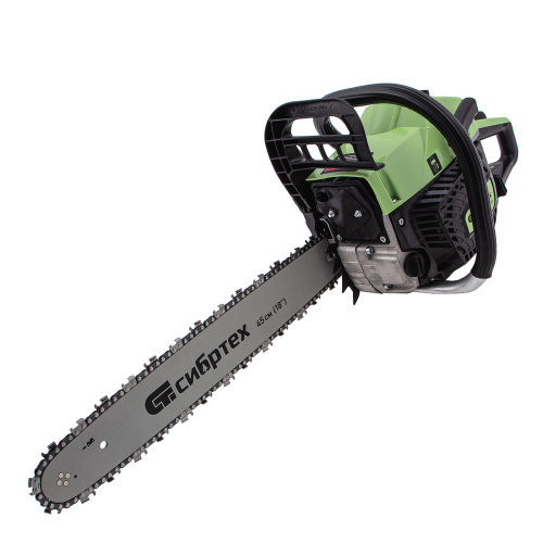 Пила цепная бензиновая БП-5245, 52 см3, шина 45 см, шаг 0.325, паз 1,5 мм, 72 звена Сибртех по ценам производителя в Москве с доставкой по всей России