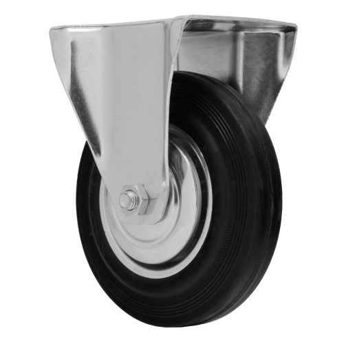 Колесо неповоротное D 160 мм, крепление  платформенное Сибртех по ценам производителя в Москве с доставкой по всей России