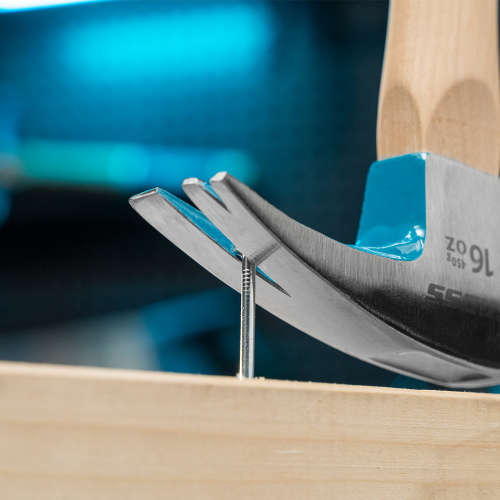 Молоток-гвоздодер, 450 г, угол 75, магнит, обрезиненная рукоятка American hickory GROSS по ценам производителя в Москве с доставкой по всей России