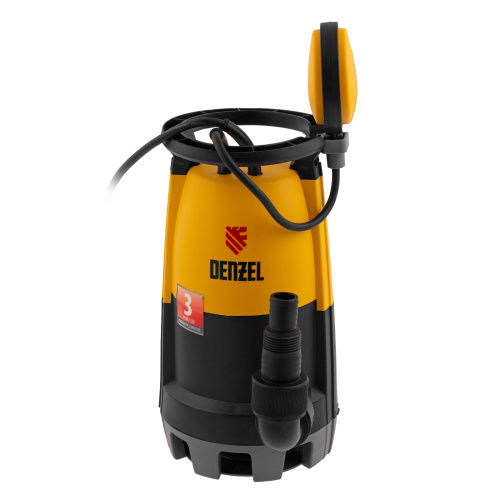 Дренажный насос для чистой и грязной воды DP-600S, 600 Вт, напор 7 м, 13000 л/ч Denzel по ценам производителя в Москве с доставкой по всей России