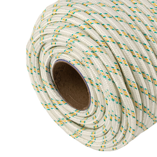 Фал плетеный капроновый с сердечником, 10 мм, L 100 м, 24-прядный, Сибртех по ценам производителя в Москве с доставкой по всей России