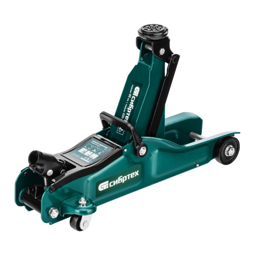 Домкрат гидравлический подкатной, 2 т, 85-330 мм, низкий подхват, в пласт. кейсе Сибртех по ценам производителя в Москве с доставкой по всей России