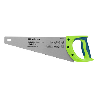 Ножовка по дереву"Зубец" для точных пильных работ, 350 мм, каленый зуб 2D, 14 TPI, двухкомпонентная рукоятка Сибртех по ценам производителя в Москве с доставкой по всей России