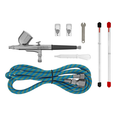 Аэрограф с верхним бачком AB1, 0.2/0.3/0.5 мм, 7 мл, 9 л/мин Denzel по ценам производителя в Москве с доставкой по всей России