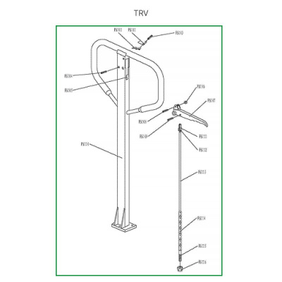 Ручка в сборе для TRV по ценам производителя в Москве с доставкой по всей России