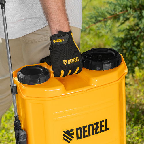 Опрыскиватель ранцевый аккумуляторный D-16LA, 16 л, 12 В, 8 Ач Denzel по ценам производителя в Москве с доставкой по всей России