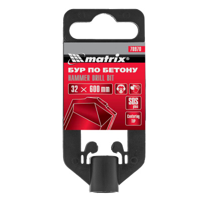 Бур по бетону, 32 x 600 мм, SDS Plus Matrix по ценам производителя в Москве с доставкой по всей России