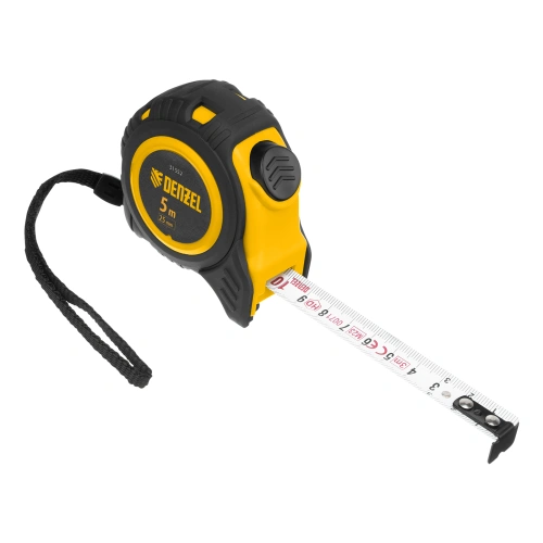 Рулетка 5м х 25мм, обрезиненный корпус, автоматическая фиксация Denzel по ценам производителя в Москве с доставкой по всей России