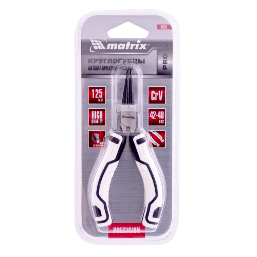 Круглогубцы Mini, 125 мм, авторазжим, Pro Matrix по ценам производителя в Москве с доставкой по всей России