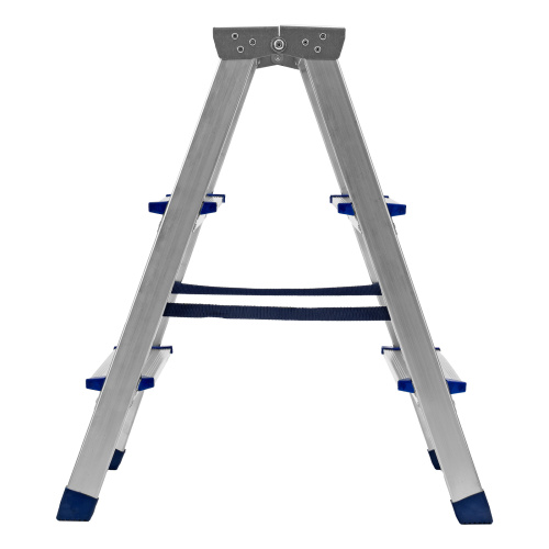 Стремянка двусторонняя 3 ступени, алюминиевая, Сибртех по ценам производителя в Москве с доставкой по всей России