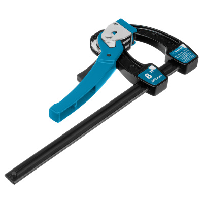 Струбцина реечная быстрозажимная 8, металлический корпус, рычажный храповой механизм, 200 мм Gross по ценам производителя в Москве с доставкой по всей России