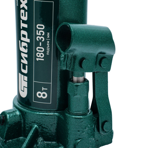 Домкрат гидравлический бутылочный, 8 т, 180-350 мм Сибртех по ценам производителя в Москве с доставкой по всей России