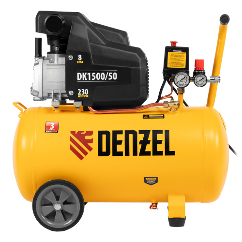 Компрессор воздушный DK1500/50, Х-PRO 1.5 кВт, 230 л/мин, 50 л Denzel по ценам производителя в Москве с доставкой по всей России