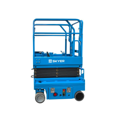 Самоходный ножничный подъемник SKYER PL0524 с выдвижной платформой (узкая база) по ценам производителя в Москве с доставкой по всей России